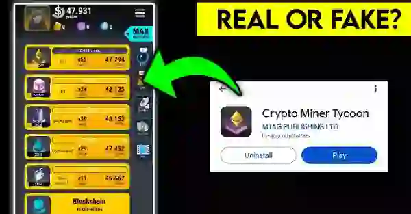 Crypto Miner Tycoon is Real or Fake