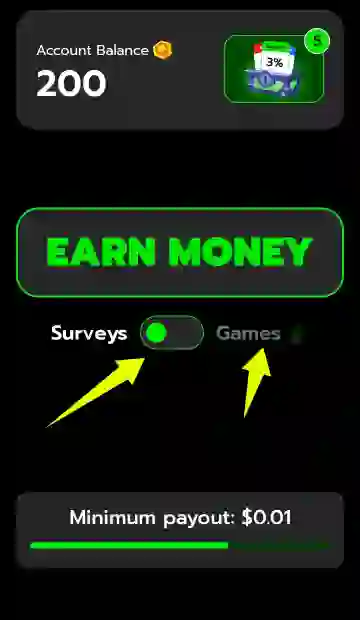 earning options in cashbucks