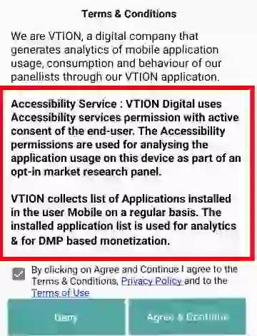 how does vtion app work