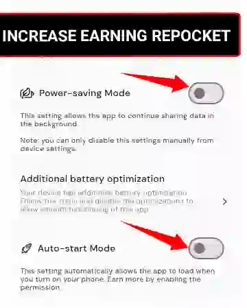 how to increase earning in repocket