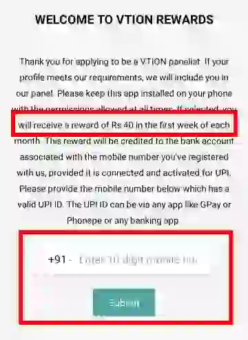 how does vtion app work